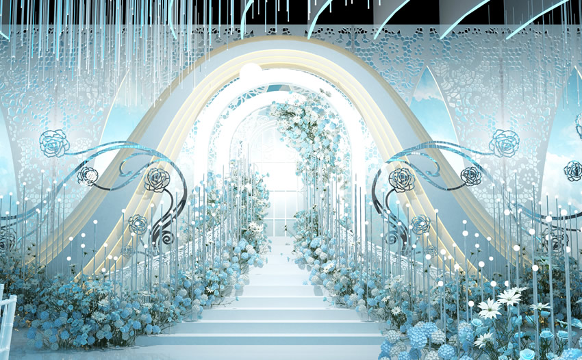 涪城釡香烙馍村水晶厅效果展示